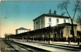 1914 Érsekújvár, Nové Zámky; vasútállomás / railway station (EK)