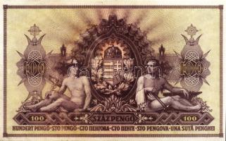 1943. 100P "Szálasi" T:I- foltos