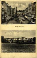 1940 Ried im Innkreis, Adolf Hitlerplatz, Kaserne / square, military barrack, shop of Josef Mayer (EK)