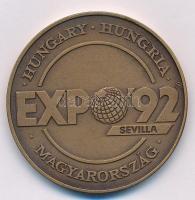Lebó Ferenc (1960-) 1992. "Európában, Európáért / Magyarország - Sevilla Expo 1992" Br eml...