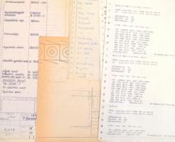 cca 1964-1986 Ganz Villamosági Művek (GVM) vegyes dokumentum gyűjtemény több mappában: Szabványok, m...
