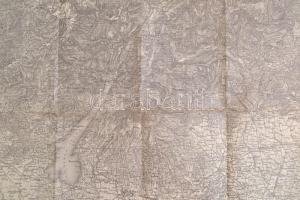 Der Krieg1866 in Italien und Südtirol vom k. und k. FZM. Freiherr von Scudier. X Generalkarte von Sü...