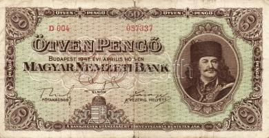 Kis bankjegy tétel, 17db, benne pengő, infla, V.H. T:vegyes