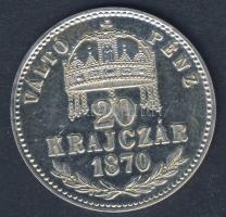 1870KB 10kr Ag "rozettás" T:1