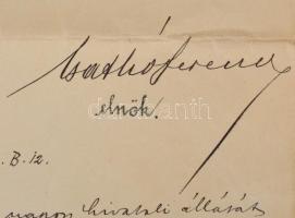 1909-1931 Huszár Ferenc jogász, hivatalnok irathagyatéka, kinevezések, áthelyezések, eskü okmány, él...