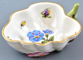 Herendi gyümölcs mintás kínáló. Kézzel festett, jelzett, hibátlan 11x8 cm