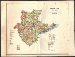 cca 1930 Magyarország vármegyéi, lapozható kétoldalas térképek, általában 2-4 megye egy térképen, ös...