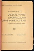 Nikoláj Bucharin: Osztályharc és forradalom Oroszországban. Kommunista könyvtár. Ford.: Szamuely Tib...