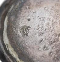 Ezüst(Ag) fűszertartó, párban, jelzett, 9×8 cm, nettó: 142,9 g