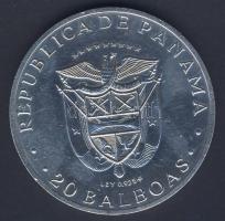 Panama 1971. 20B Ag "Közép-Amerika függetlenségének 150. évfordulója" 129,59g! T:2 pk. k