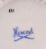 2 db Herendi fonott tálka. Kézzel festett, jelzett, hibátlan. d: 9 cm, d: 10,5 cm