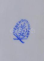 Herendi Viktória mintás hamutál. Kézzel festett, jelzett, hibátlan. 13,5x11 cm