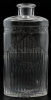 Baeder kölnisüveg, kis kopásnyomokkal, m: 19 cm
