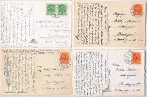 Kassa, Kosice - 4 db régi képeslap / 4 pre-1945 postcards