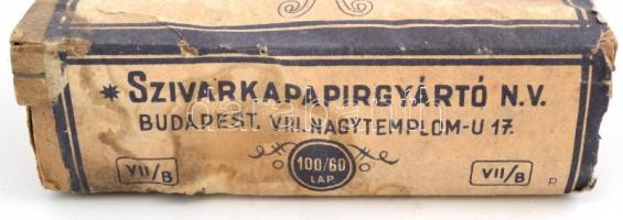 Lepke szivarkapapír, bontatlan doboz, 14×12×4 cm