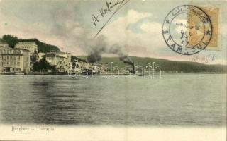 Constantinople, Istanbul, Stamboul; Bosphore, Thérapia / Bosporus, steamships. TCV card
