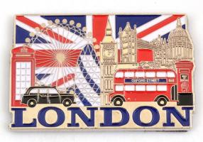 Brit Bobby figura + London hűtőmágnes, 2 db