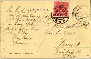 1914 Uherske Hradiste, Ungarisch Hradisch, Magyarhradis; Hauptplatz / main square (EK)