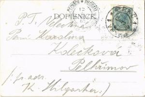 1902 Praha, Prag, Prague; Vackuv Plzensky Velkorestaurant u Chodery. Ferdinandova Trída cís. Co. / r...