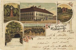 Kisbér 1899 Litho (Rb)