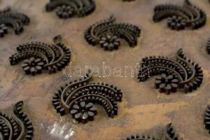 XIX. sz. vége: Kékfestő nyomóforma 20x22 cm