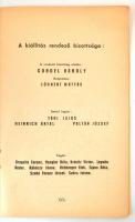 1936 Magyar Szakácsok Köre Hal- és tojásétel bemutatásának katalógusa. Budapest, 1936. feb. 2-3. Bp....