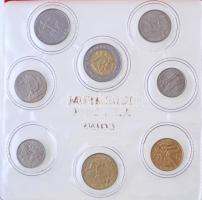 Vatikán 1987-1998. 20L-500L 8klf db szuvenír forgalmi sor, T:vegyes
Vatican 1987-1998. 20 Liras - 5...