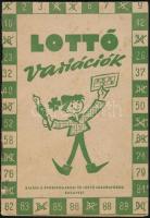 cca 1950-1960 Totó-Kulcs, Lottó Variációk, Totó-Index, 3 db