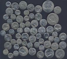 USA forgalmi pénzek, beváltható nominál, benne Kennedy, Roosevelt, Washington, 13.8USD T:vegyes