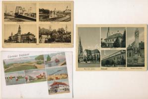 16 db főleg RÉGI magyar város képeslap, vegyes minőség / 16 mostly pre-1945 Hungarian town-view post...
