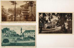 16 db főleg RÉGI magyar város képeslap, vegyes minőség / 16 mostly pre-1945 Hungarian town-view post...