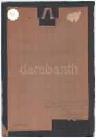 Horváth J. Károly (1873-1961): Kislány paripán. Akvarell, karton, jelzett, enyhén sérült a jobb szél...