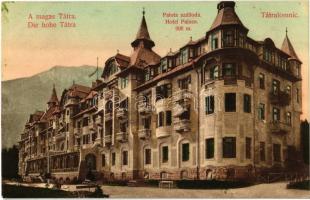 Tátralomnic, Tatranská Lomnica (Magas-Tátra, Vysoké Tatry); Palota szálloda. Divald Károly 1736-1908 / hotel