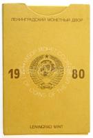 Szovjetunió 1980. 1k-1R 9klf db + "Leningrádi Pénzverde" és "Forgalmi sor 1980" ...