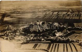 1924 Munkács, Mukacheve, Mukachevo, Mukacevo; vár. légi felvétel / Pohledy s létadla / castle. aerial view (Rb)