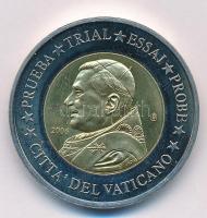 Vatikán 2006. 2E XVI. Benedek próbaveret T:1 ujjlenyomat Vatican 2006. 2 Euro Benedict XVI trial strike C:UNC fingerprint