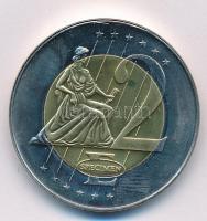 Vatikán 2006. 2E "XVI. Benedek" próbaveret T:1 ujjlenyomat
Vatican 2006. 2 Euro "Ben...