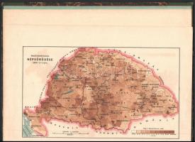 1902 Bp., Történelmi iskolai atlasz, rajzolta: Kogutowicz Manó, kiadja: Magyar Földrajzi Intézet Rés...