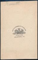 cca 1870 Kossuth Lajos  (1802-1894) műtermi fényképe, keményhátú fotó, Poulton 352, Strand, W.C., 9,...