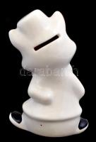 Doktor mosómedve persely. Jelzés nélkül, matricás, kopásokkal 17 cm