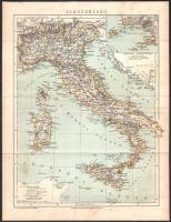 cca. 1892-93, össz. 14 db térkép az Athenaeum kézi lexikonából: 1 db Magyarország közigazgatási, tör...