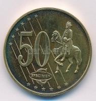 Vatikán 2010. 50c "XVI. Benedek" próbaveret T:1 kis patina
Vatican 2010. 50 Cents "B...