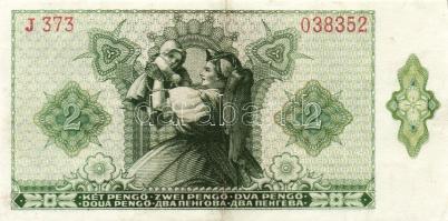 1940. 1P alsó szélen 2 festékpont T:II-