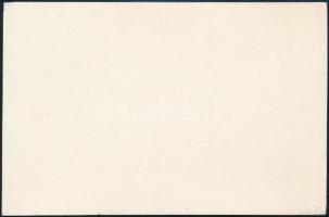 Kosáry Domokos (1913-2007) történész által aláírt köszönőkártya