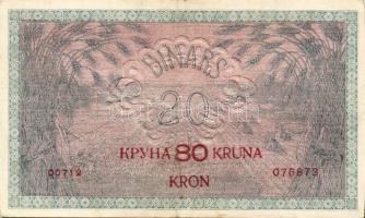 Jugoszlávia 1919. 20D 80Kr fny-sal(11x) T:II/III,III