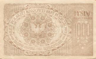 Lengyelország 1919. 1000M(5x) T:II+,II,II/III
