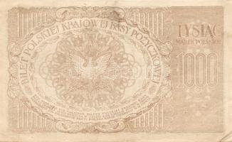 Lengyelország 1919. 1000M(5x) T:II+,II,II/III