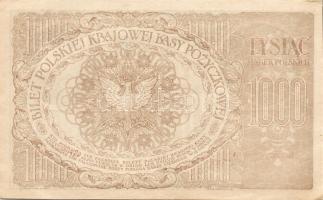 Lengyelország 1919. 1000M(6x)egymásutáni sorszámokkal T:II+