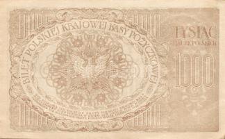Lengyelország 1919. 1000M(6x)egymásutáni sorszámokkal T:II+
