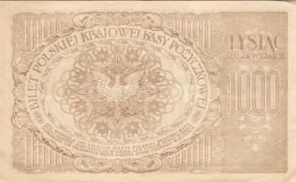 Lengyelország 1919. 1000M(6x)egymásutáni sorszámokkal T:II+